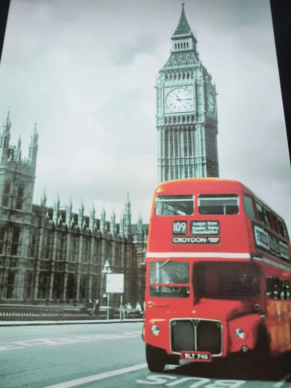 Set Of 3x Canvas CE Vintage Travel Wall Art Lot - New York, London, and Paris!